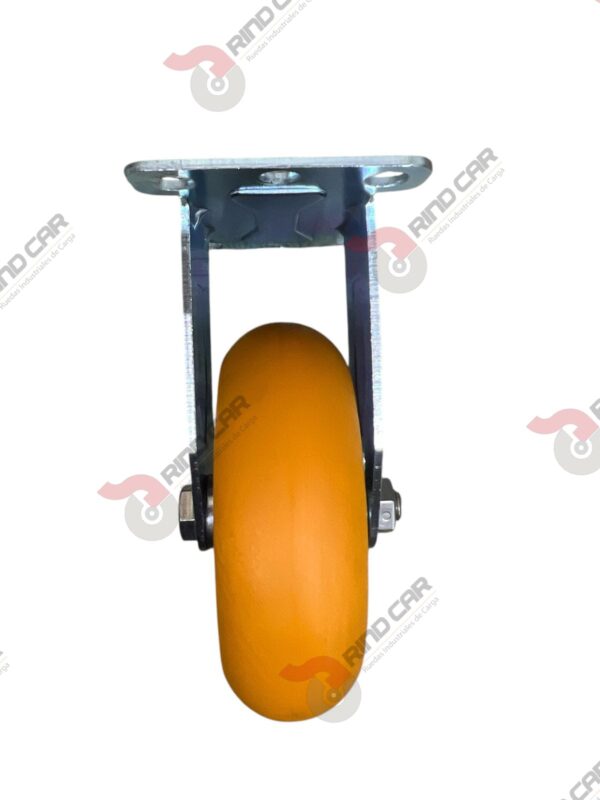 Rodaja Fija De Poliuretano Con Centro De Aluminio 4"x 1-1/4" CAP. 180 kg - Image 3