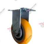 Rodaja Fija De Poliuretano Con Centro De Aluminio 4"x 1-1/4" CAP. 180 kg