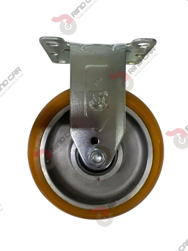 Rodaja Fija De Poliuretano Con Centro De Aluminio 5"x 1-1/4" CAP. 220 kg - Image 2
