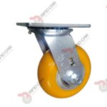 Rodaja Giratoria De Poliuretano Con Centro De Aluminio 5"x 2" CAP. 400kg