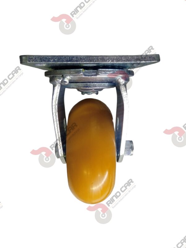Rodaja Giratoria De Poliuretano Con Centro De Aluminio 5"x 2" CAP. 400kg - Image 3