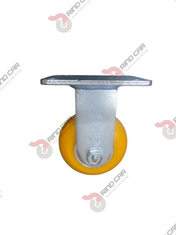 Rodaja Fija De Poliuretano Con Centro De Aluminio 4"x 2" CAP. 400 kg - Image 2