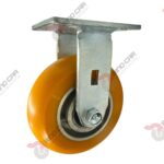 Rodaja Fija De Poliuretano Con Centro De Aluminio 6"x 2" CAP. 450kg