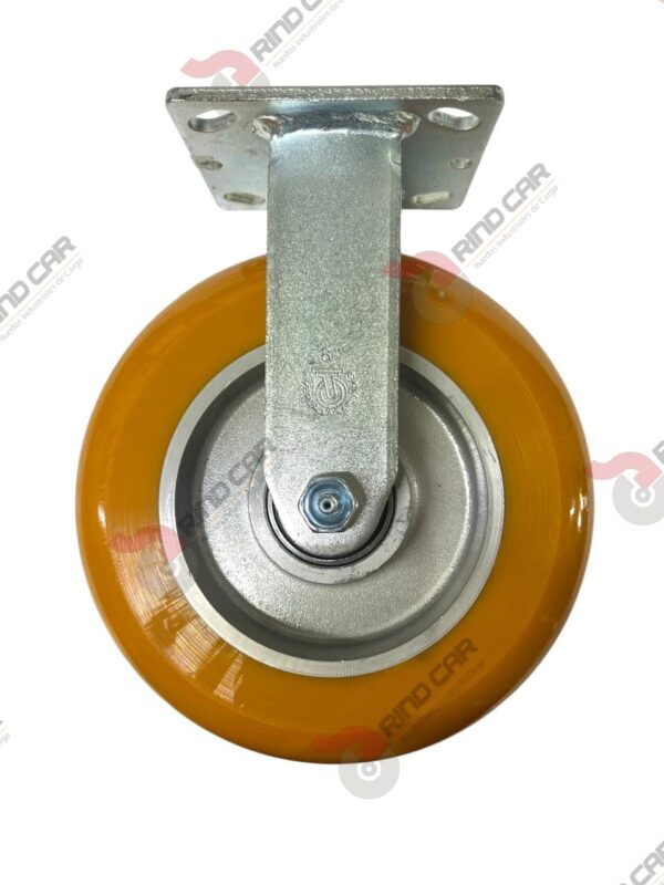 Rodaja Fija De Poliuretano Con Centro De Aluminio 8"x 2" CAP. 540kg - Image 2