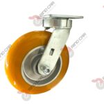 Rodaja Alto Impacto De Poliuretano Con Centro De Aluminio 8"x 2" CAP. 580kg