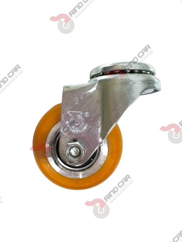 Rodaja Ojillo De Poliuretano Con Centro De Aluminio 3"x 1-1/4" CAP. 180 kg - Image 2
