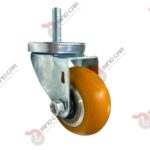 Rodaja Espiga De Poliuretano Con Centro De Aluminio 3"x 1-1/4" CAP. 180 kg