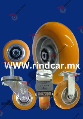 Rodajas de poliuretano ergonómico con centro de aluminio/ultraFlex