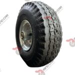 Rueda Neumática 10" 4 Capas Con Tubo Centrado CAP.160kg