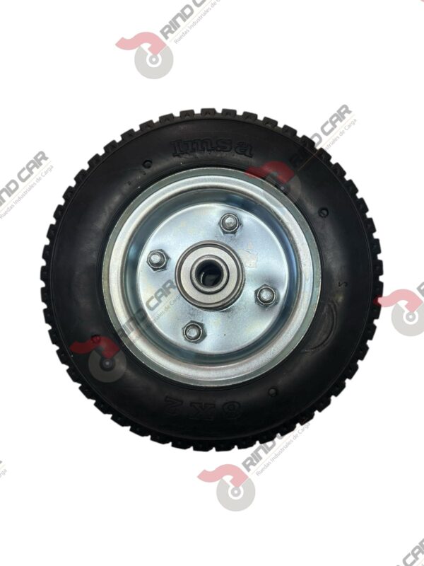 Rueda Imponchable IMSA 8" Con Tubo Central CAP.110 kg - Image 2