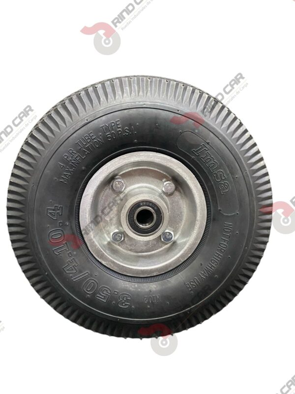 Rueda Neumática Imsa 10" 4 Capas Con Tubo Central CAP. 150KG - Image 2
