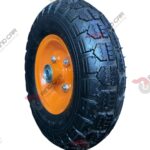 Rueda Neumática 12" 4 Capas Con Tubo Central CAP. 150 KG