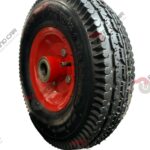 Rueda Neumática 12" 4 Capas Con Tubo central CAP. 190 KG