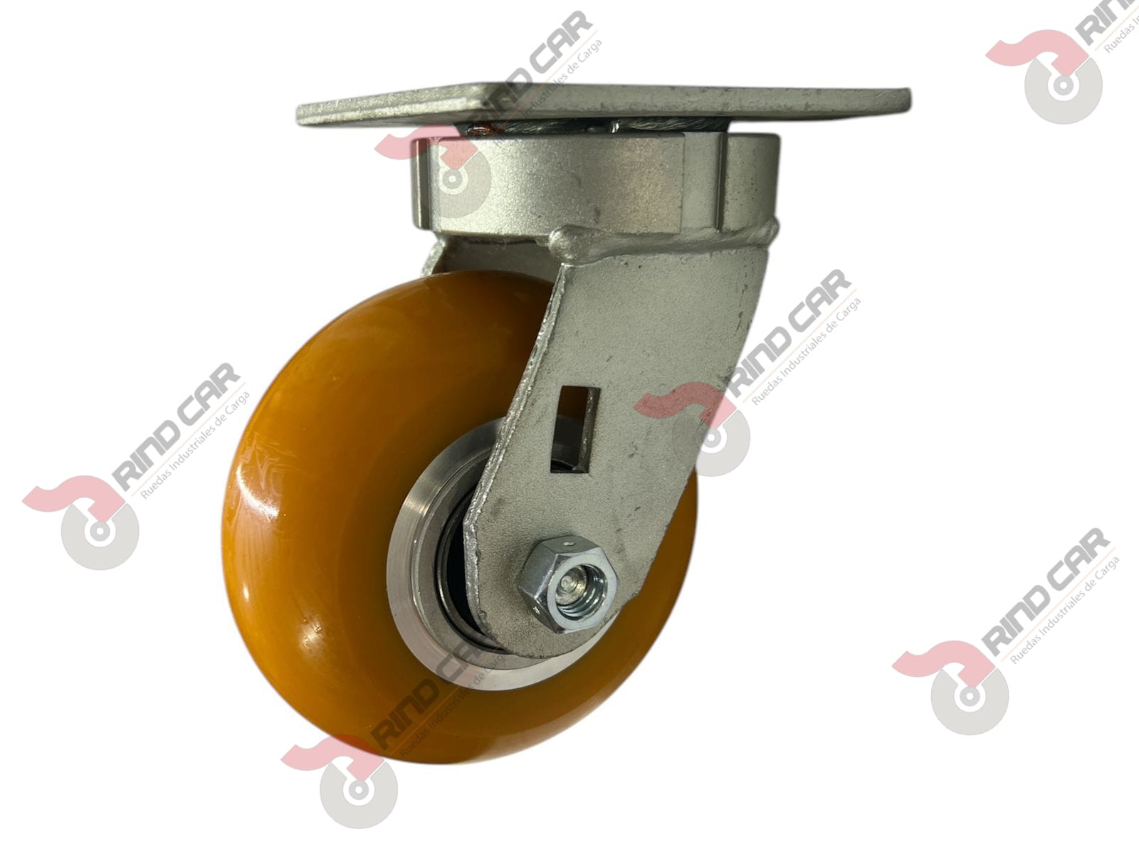 Rodaja Alto Impacto De Poliuretano Con Centro De Aluminio 5″x 2″ CAP. 440kg