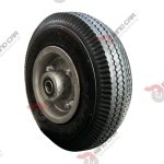 Rueda Neumática 8" Con Rin De Aluminio 4 Capas Con Tubo Central CAP.160 kg