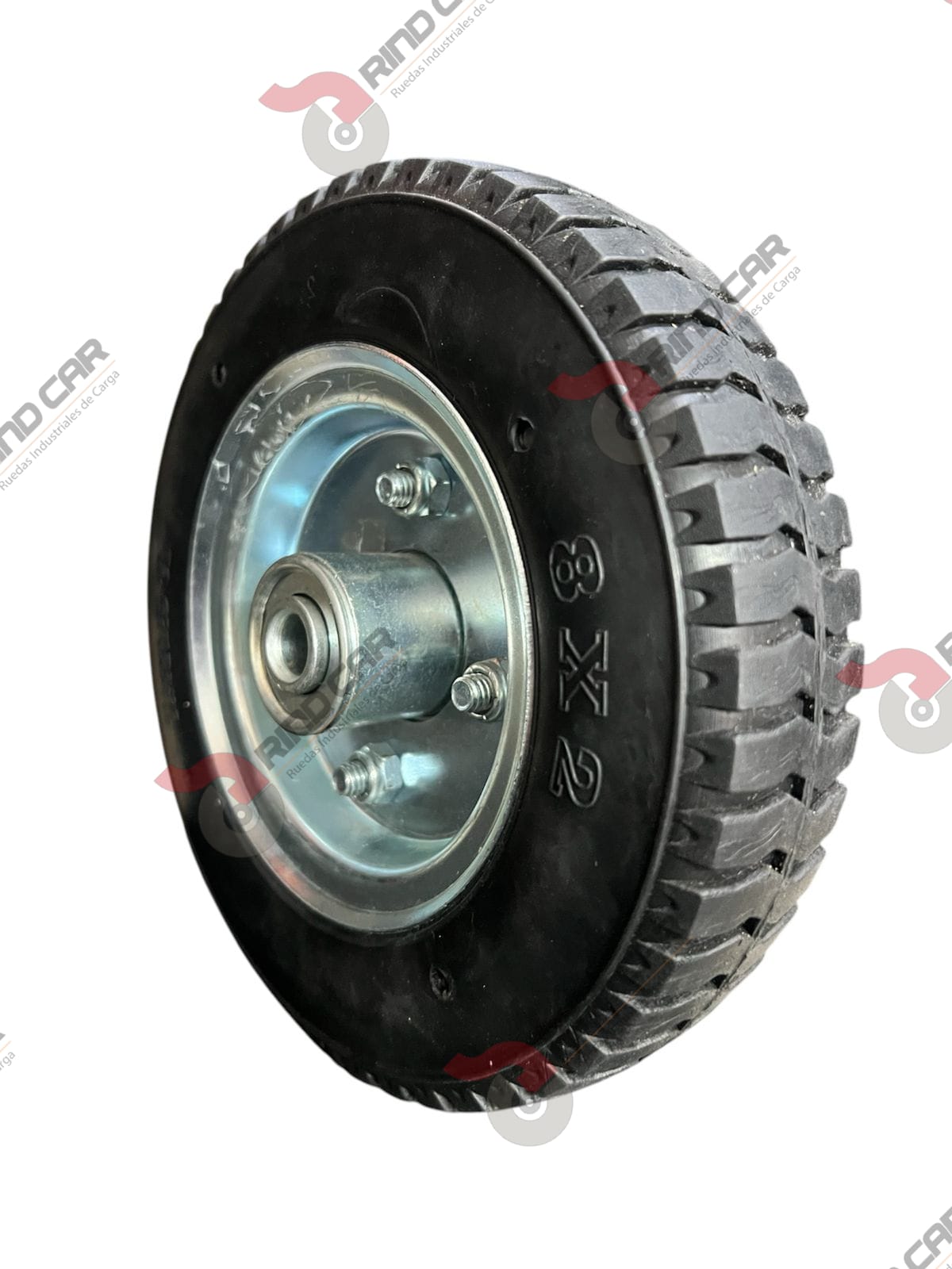 Rueda Imponchable IMSA 8″ Con Tubo Central CAP.110 kg