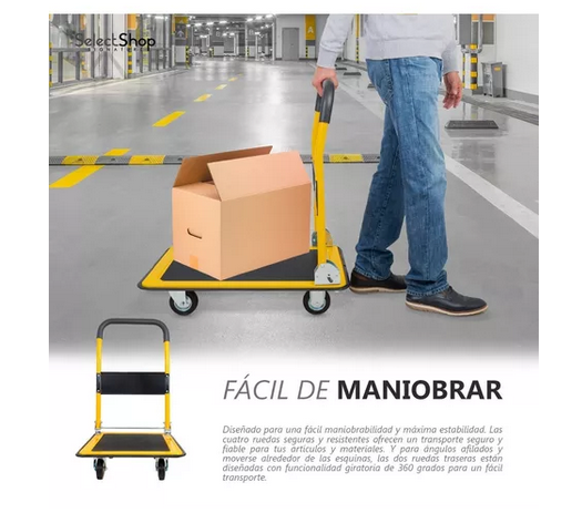Plataforma Truc/Carrito Plegable Cap.200-300Kg