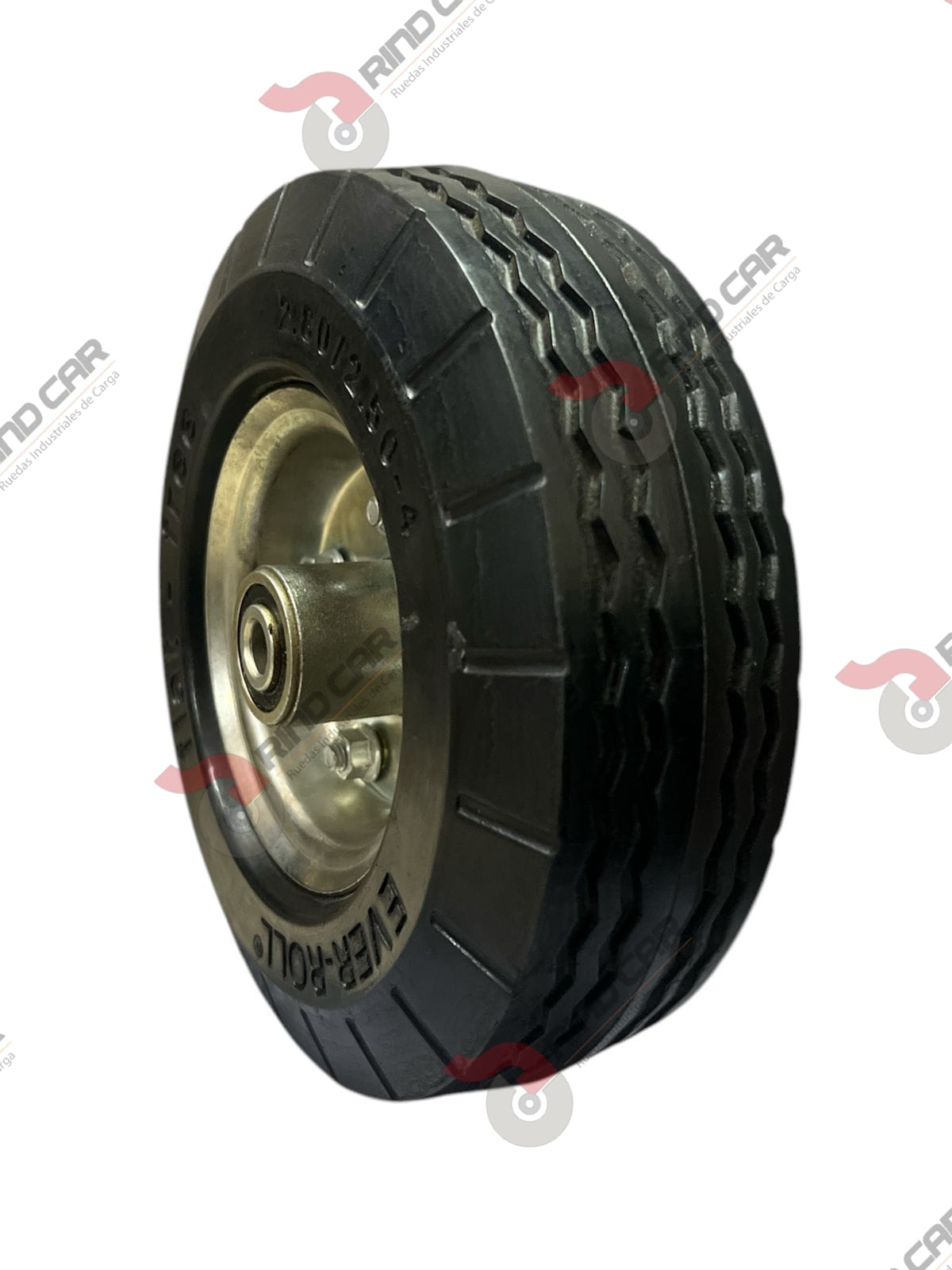 Rueda Imponchable Ever-Roll 8-5/8″ Con Tubo central CAP. 130kg