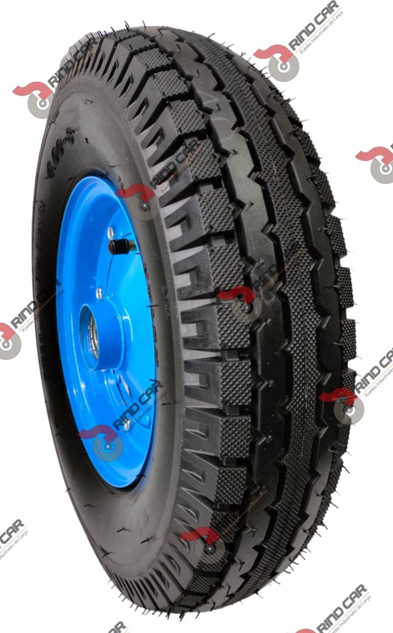 Rueda Neumática 16″ 8 capas Nylon Rin-8 Cap.400kg