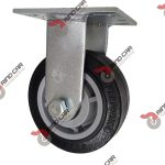 Rueda Rodaja Colson Fija De 5"X2" Rueda Performa Rubber Cap.Carga 500 Lbs