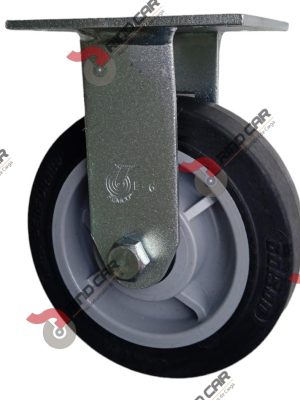 Rodaja Colson Fija De 6"X2" Rueda Performa Rubber Cap. Carga 600 Lbs