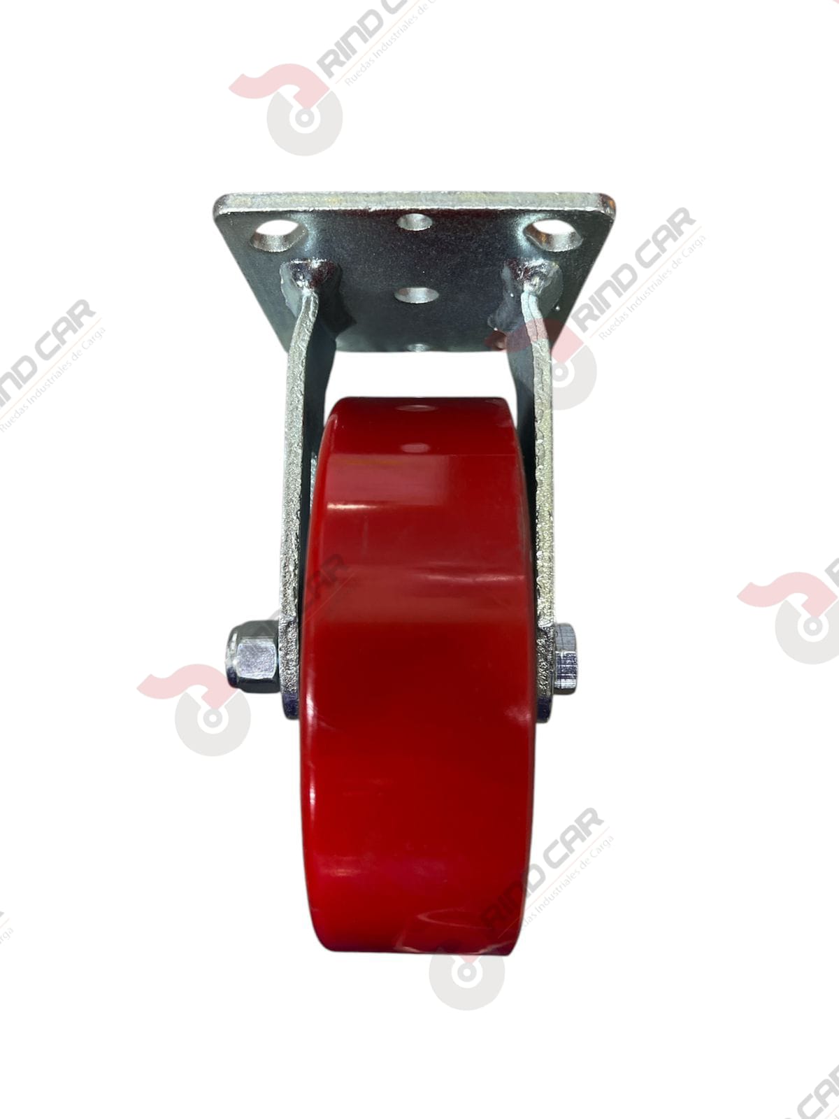 Rodaja Fija De Fierro Recubierta De Poliuretano 6"X 2" CAP. 544KG - Image 3