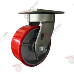 Rodaja Alto Impacto De Fierro Recubierta De Poliuretano  5"X 2" CAP. 493KG