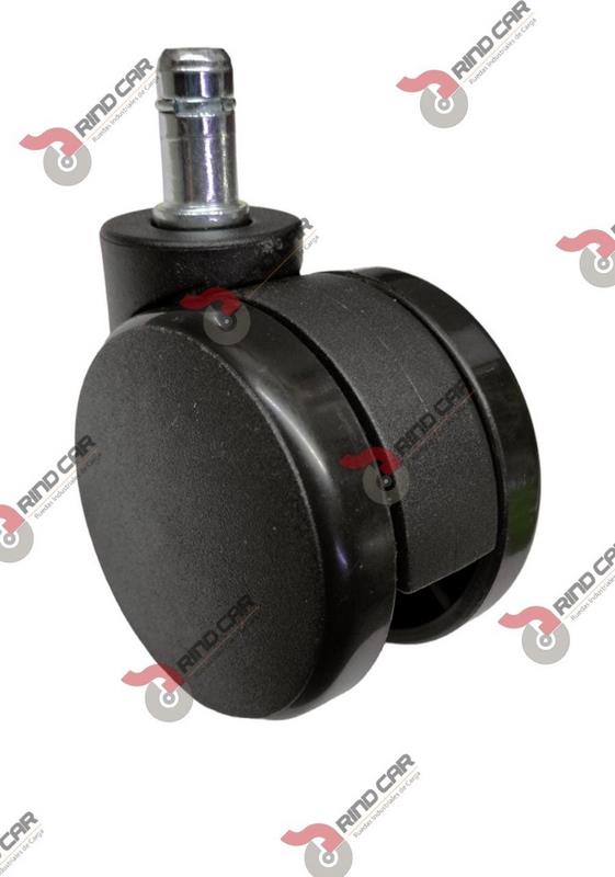 Rueda Rodaja Gemela 2-1/2″ Arillo Para Silla Cap.27kg