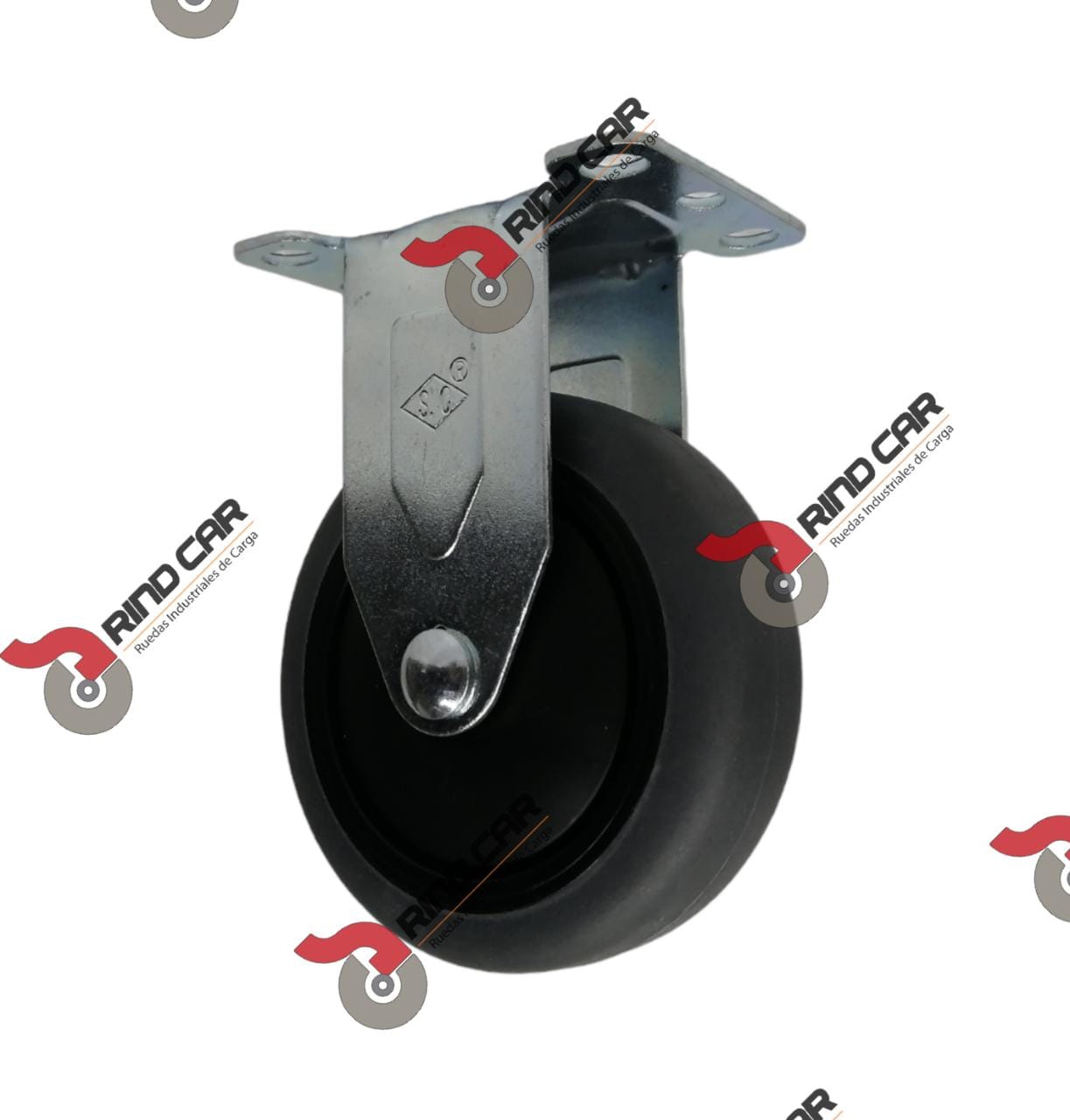 Rueda Rodaja Fija  4″X1-1/4″ Placa Termo Esd Cap.250LBS (copia)