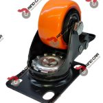 Rodaja Naranja Freno Total 1 1/2"x 7/8" Cap. 40Kg